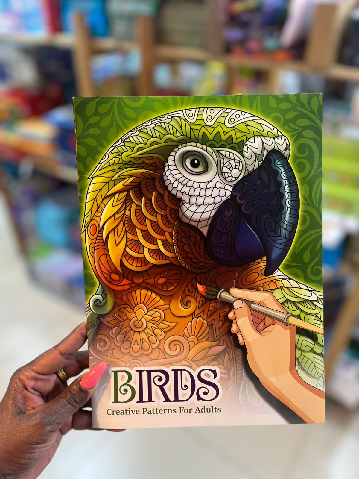 Adult Coloring book (48pages Birds)