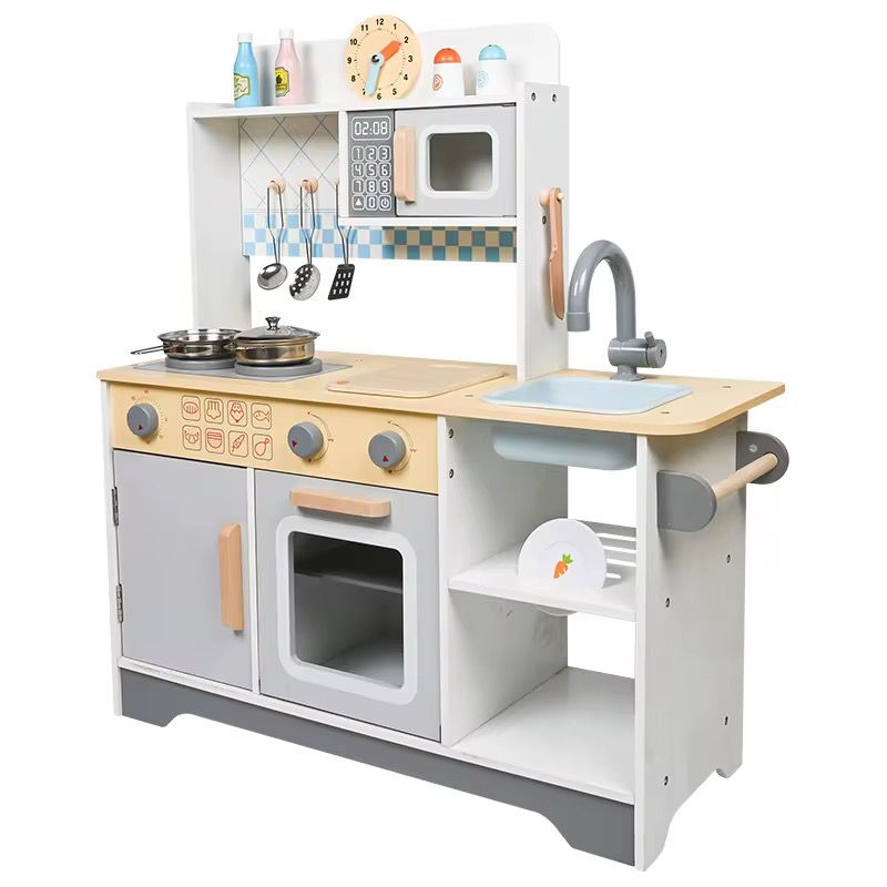 Wooden Kitchen Set with Accessories
